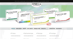 Desktop Screenshot of omegapharmasrl.com